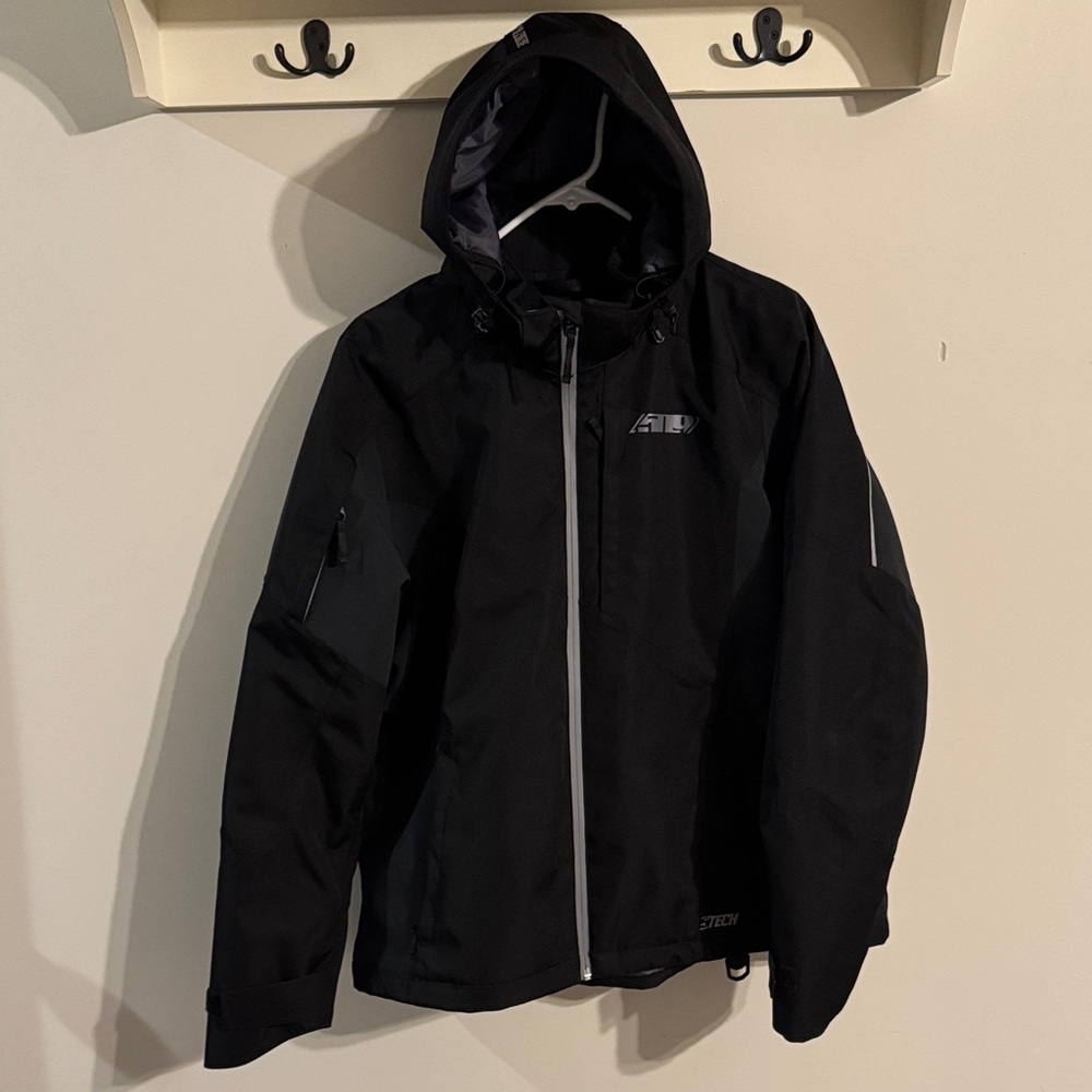 Woman’s  Black 509 snowmobile Hooded Jacket… Warm!